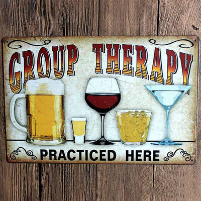 

1Pcs Retro Bar Metal Beer Cocktail Poster Decoration Wall Art Hanging Decoration For Beer Festival