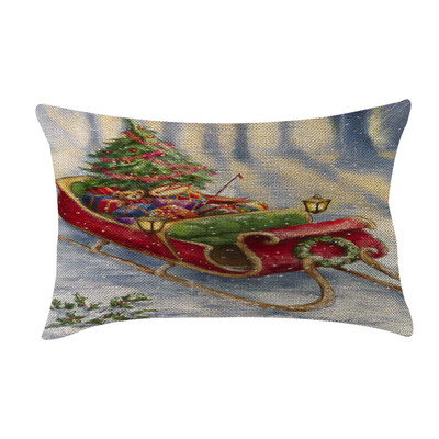 

Tailored Christmas Sofa Bed Home Decoration Festival Pillow Case Cushion Cover20x12inch