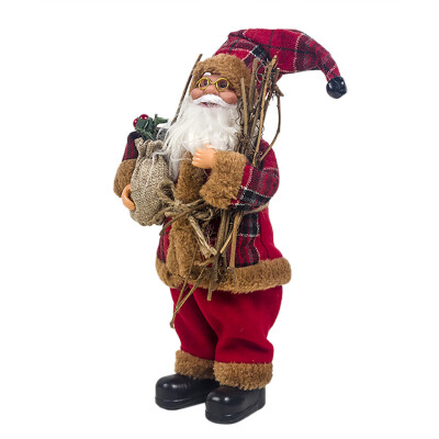 

Gobestart Christmas Santa Claus Doll Christmas Child Gift Toy Table Decoration For Home