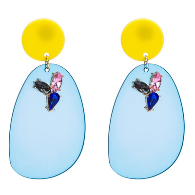 

Multilayer Plate Earrings fashion personality Dangle earrings Vintage plank geometric drop Earrings women Jewelry