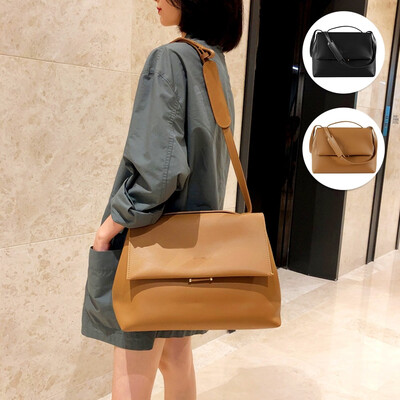 

Casual Totes Bags Women Large Capacity Handbags PU Shoulder Messenger Bag Female Retro Daily Totes Lady Elegant Handbags