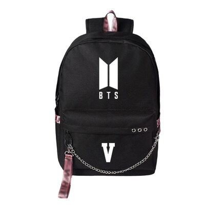 

Backpack Kpop BTS Student Backpack Usb Rechargeable Backpack School Book Travel Shoulder Bag Backpack