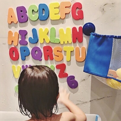 

Siaonvr Foam Numbers Letters Card Bath Toy Bathroom Alphabet Toys Stick On Foam Wall