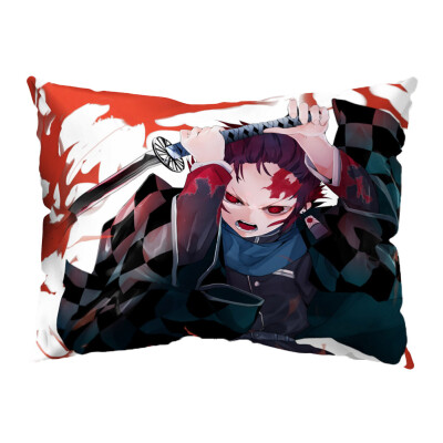 

redCherry Anime Demon Slayer Kimetsu no Yaiba Square Throw Pillow Case Cushion Cover