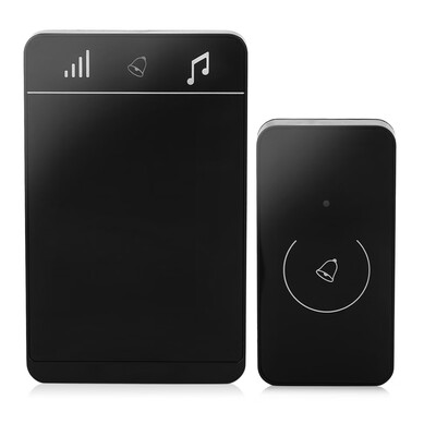 

HD - 03 Portable Waterproof Wireless Doorbell Kit Touch Sensor Automatic Coding 150M Range with 52 Melodies 5 Volume Levels