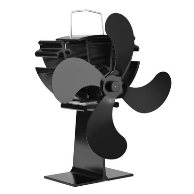 

4 Blades Home Fireplace Fan Efficient Heat Distribution
