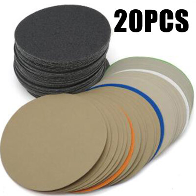 

20pcs 6 inch 150mm Waterproof Silicon Carbide WetDry Sandpaper For Polishing