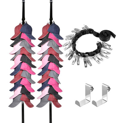 

Siaonvr New Baseball Cap Rack Hat Holder Rack Home Organizer Storage Door Closet Hanger