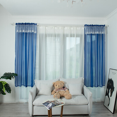 

Toponeto Leaves Sheer Curtain Tulle Window Treatment Voile Drape Valance 1 Panel Fabric