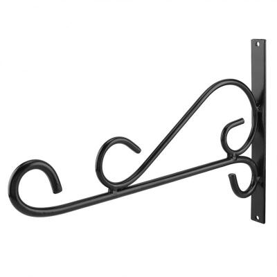 

Greensen Iron Wall Hanging Bracket Art Plant Flowerpot Holder Hanger Hook Garden Decor