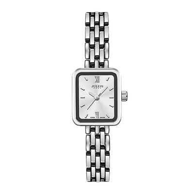 

Watch womens watch students simple fashion square steel strip small waterproof delicate small dial metal chain