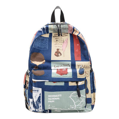 

Printing Travel Backpacks Women Men Large Capacity Nylon School Knapsack