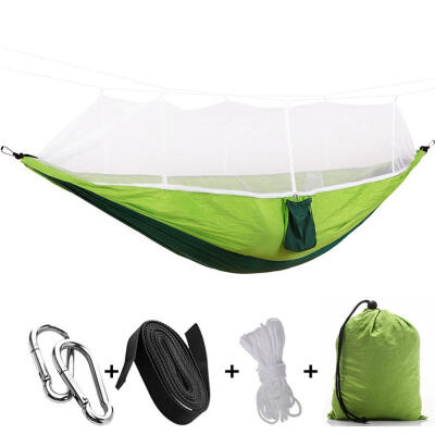 

Outdoor Mosquito Net Parachute Hammock Camping Hanging Sleeping Bed