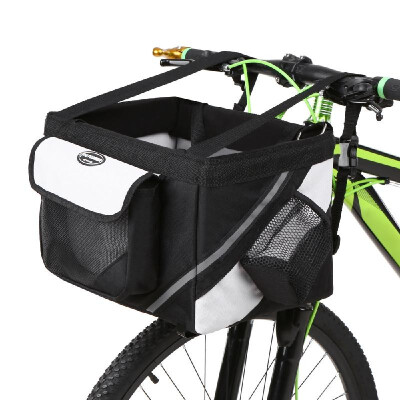 

Bicycle Handlebar Basket Bike Front Bag Box Pet Dog Cat Carrier