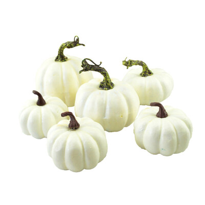 

6Pcs Halloween Artificial Graffiti Pumpkin Photo Party Props Home Garden Decor