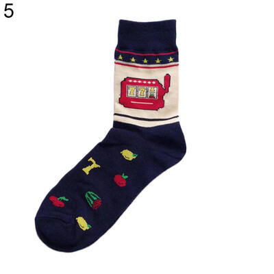 

Fashion Unisex Jacquard Long Cotton Stripes Cartoon Animals Autumn Winter Socks