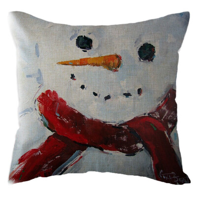 

Tailored Christmas Santa Claus Pillow Case Linen Sofa Throw Cushion Cover Home Decor