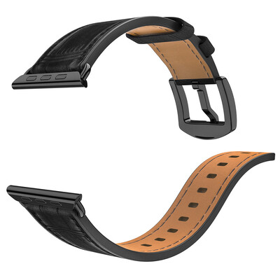 

〖Follure〗Leather Wrist Watch Strap Band Buckle Replaceme For IWatch 4 Apple Watch 44mm