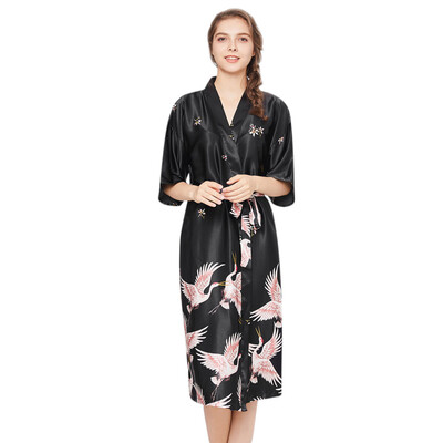 

Toponeto Lingerie Women Printed Robe Cloth Babydoll Nightdress Sleepwear Kimono