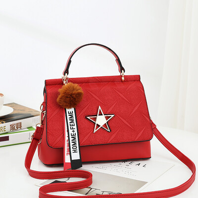

2019 spring new single shoulder diagonal small bag Korean PU leather fashion handbags Messenger small square bag