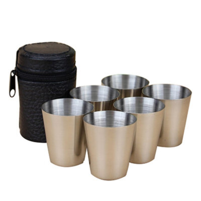 

30ml Stainless Steel Outdoor Travel Camping Cup Drinking Mug Beer Tea Coffee Hot Sale