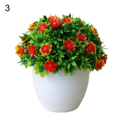 

1Pc Potted Artificial Flower Bonsai Stage Garden Wedding Home Party Decor Props