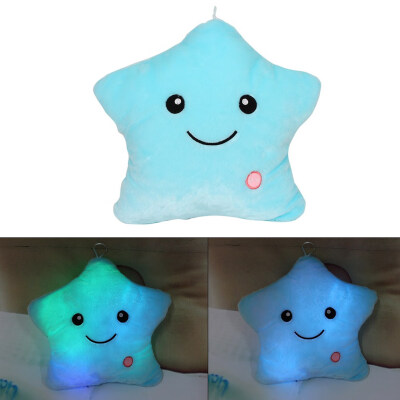 

Emoji Pillow Colorful Pillow Star Glow LED Light Pillow Cushion Soft Pillow PP Cotton Cute Star Soft Pillow Coloful Pillow