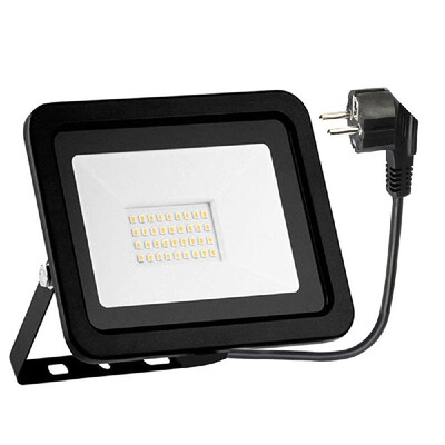 

AC 180-265V 30W 32LEDs Flood Light Thin Spot Lamp Landscape Floodlight IP65 Water Resistant Bright Outdoor Secure Lights for Garag