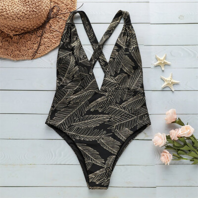 

Saidsome Womens Hot Stamping Bikini Print Swimsuit Pushups Swimwear Beachwear