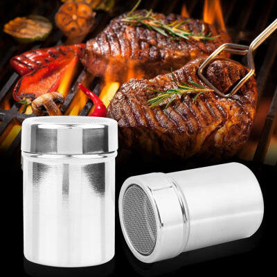 

Greensen Stainless Steel Seasoning Jar Pepper Salt Seasoning Pot Can for Kitchen Camping BBQ