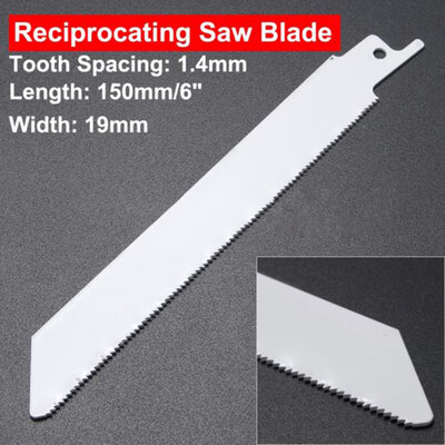 

12" Shank 150mm Metal Reciprocating Saw Blade S922EF For Bosch Makita Silver uk