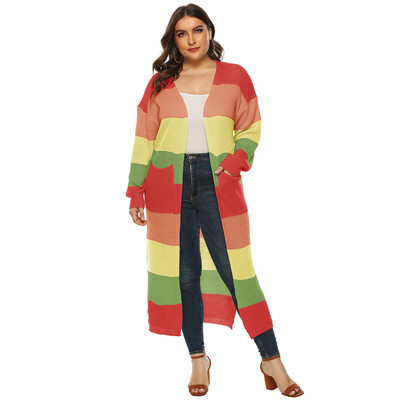 

Toponeto Women Plus Size Knitting Open Cape Casual Coat Blouse Kimono Jacket Cardigan