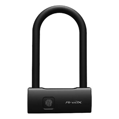 

AeroX Smart Fingerprint U Lock Weatherproof USB Rechargeable Anti-theft Bicycle Motorcycle Lock