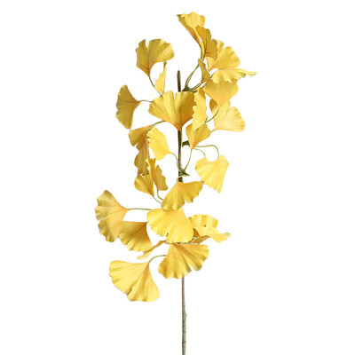 

Toponeto Artificial Ginkgo Plants Silk Fake Leaves Office Home Wedding DIY Decoration