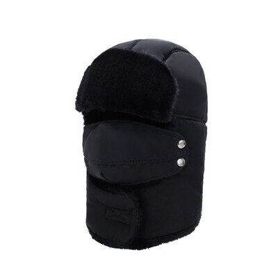 

Winter Warm And Thicker Hats Women Men Outdoor Cycling Windproof And Waterproof Warm Hats Outdoor Adults Ear Protector Hats