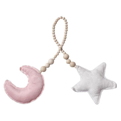 

Nordic Moon Star Beads Hanging Ornaments Kids Bedroom Wall Decor Pendant