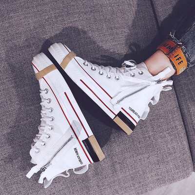 

Summer high-rise tremble mens shoes leisure autumn Korean version canvas sneakers