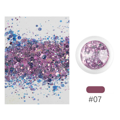 

Toponeto Chunky Glitter Mixed Flake Body Art Nail Hair Face Eye Shadow Body Makeup