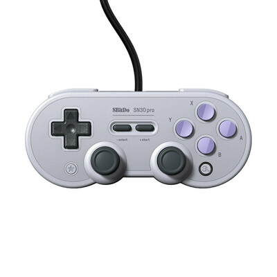 

Eight-seat Gamepad SN 30PRO USB Wired Controller PC Computer For Switch Host NS Steam With Rocker Vibration