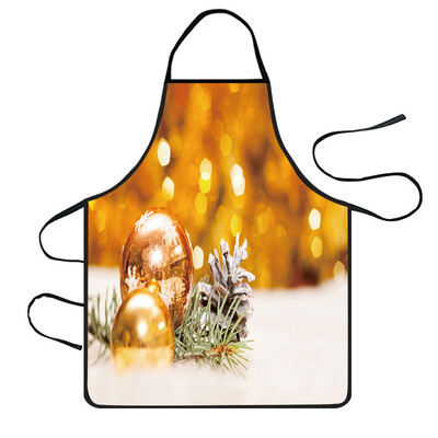

Toponeto Christmas Decoration Waterproof Apron Kitchen Aprons Dinner Party Apron