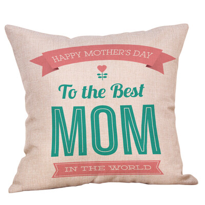 

〖Follure〗Mothers Day Pillowcase Linen Car Home Decorative Cushion Cover Pillow Covers