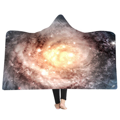 

Toponeto Cartoon 3D Plush Hooded Warm Blanket Dressing Blankets Hooded Blanket