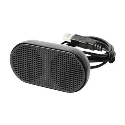 

Mini USB Speaker Dual Horn Units Stereo Player Built-in Sound Card Decoder