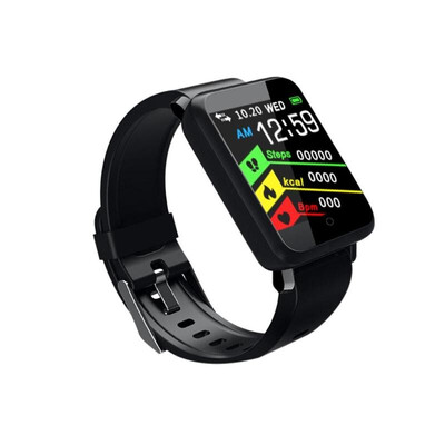 

F1 144inch Heart Rate Blood Pressure Oxygen Monitor Waterproof Smart Watch