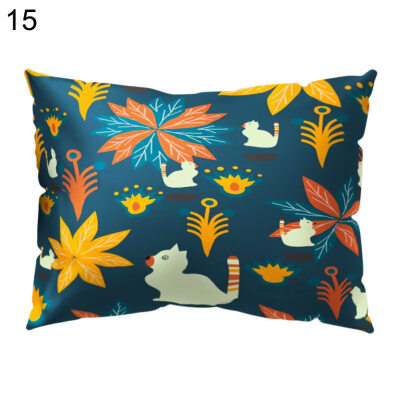 

Flower Seashell Sushi Pillow Case Cushion Cover Sofa Bed Car Cafe Office Decor