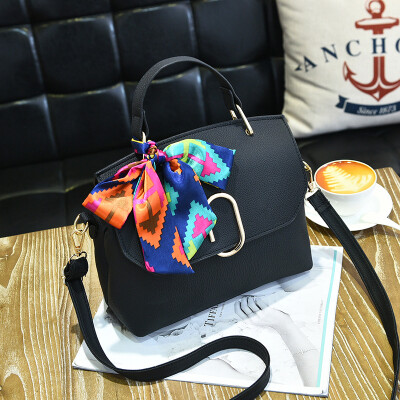 

Women Bag 2017 New Fashion Female Bags with Ribbons Messenger Bags Shoulder Bag Free Shipping