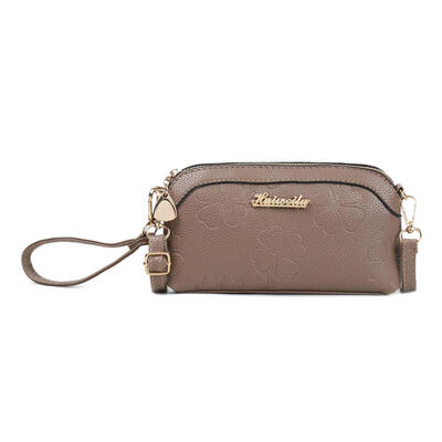 

Solid Color Clutch Shoulder Messenger Handbags Women Leather Crossbody Bags