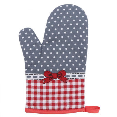 

Greensen 1PCS Polyester Cotton Heat Resistant Anti-Slip Cooking Glove Microwave Oven Kitchen Baking Tool