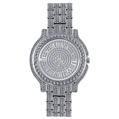 

Fashion Bling Diamond Watch WomenS Stainless Steel Quartz Wristwatch Ladies Luxury Gold Watches Rhinestone Reloj Mujer