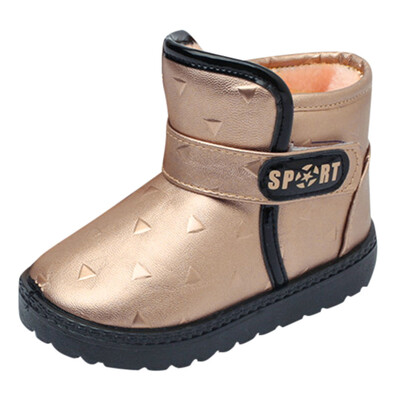 

Kids Autumn Winter Warm Fashion Children Martin Girls Boys Students Snow Boots